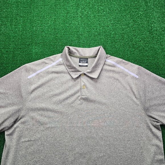 Nike Golf‎ Polo Shirt Mens XL Gray Short Sleeve Dri-Fit Performance Athletic - Picture 2 of 10
